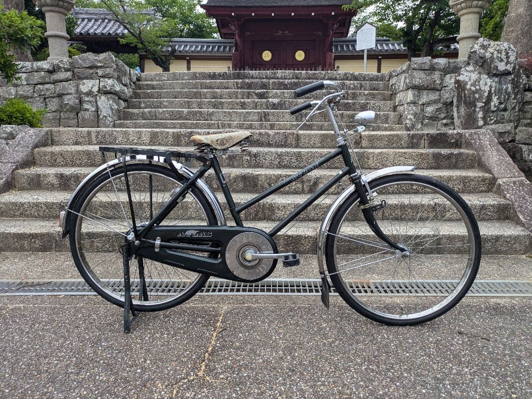 美品　丸石　実用車　昭和　レトロ　自転車