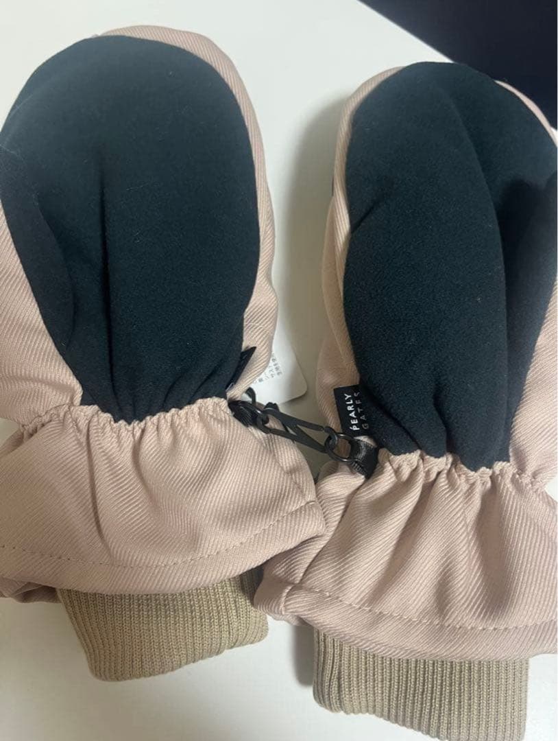 新品　ゴルフ　パーリーゲイツ　PEARLY GATES ミトン ベージュ