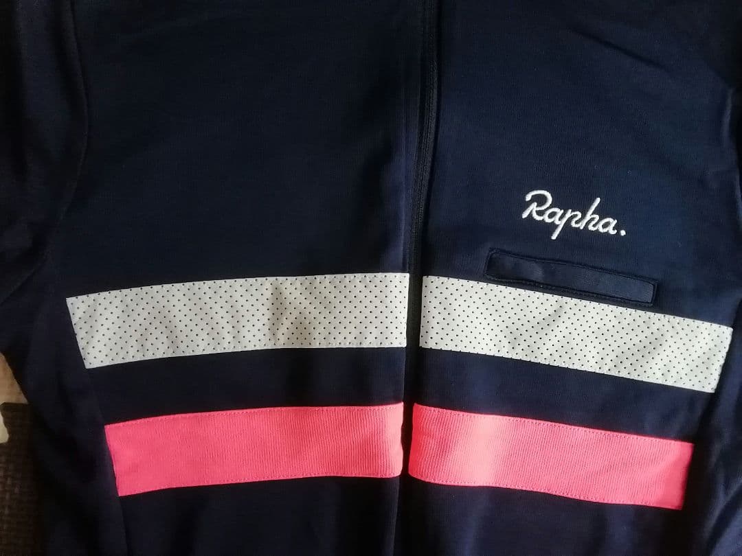 即発送　美品Rapha ネイビー XSブルベジャージ