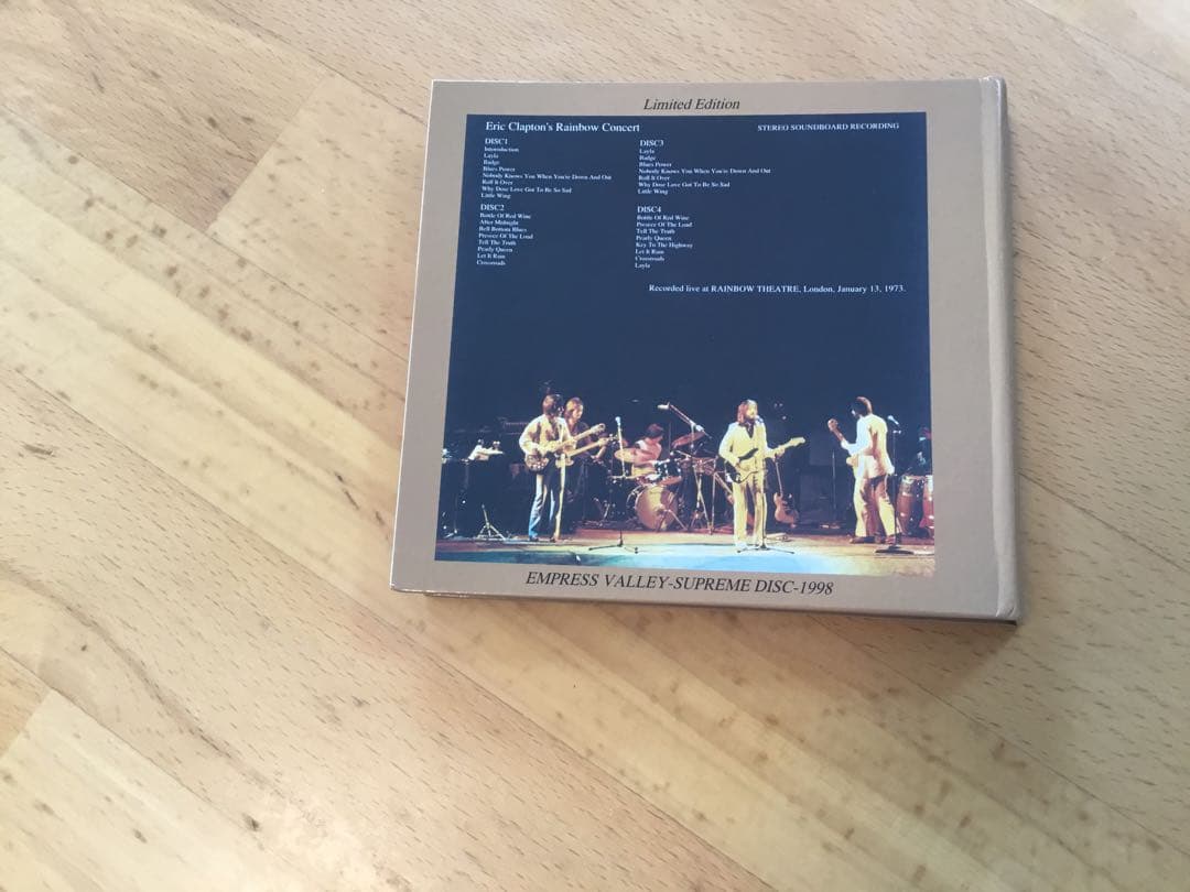 洋楽 Eric Clapton's Rainbow Concert(EVSD)