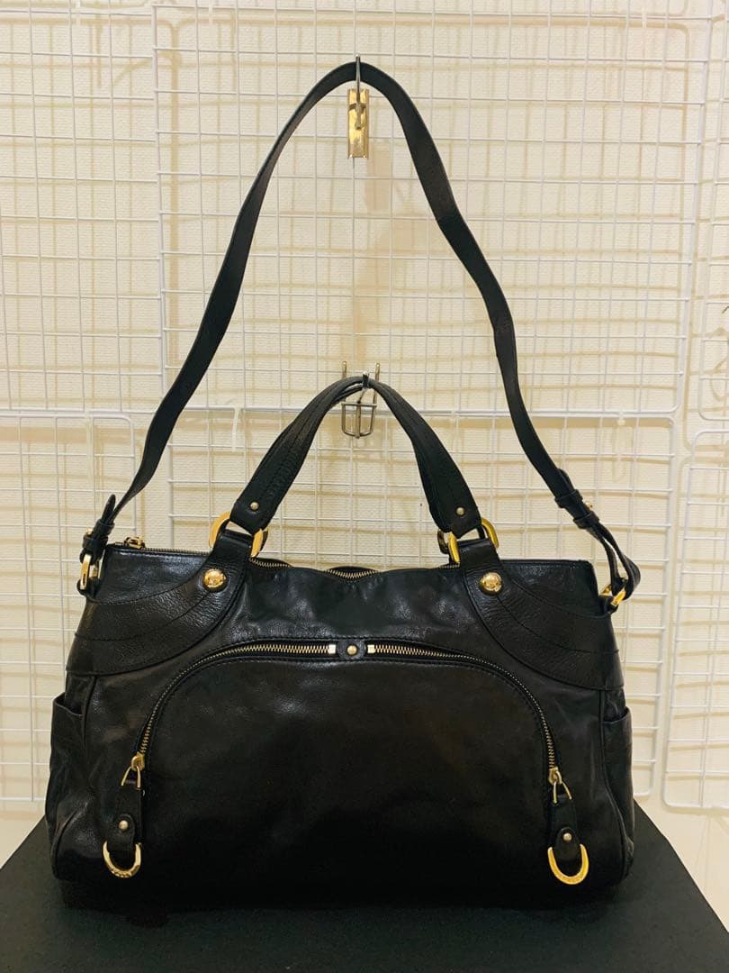 【まあまあ美品】BALLY バリー　2way トート　ショルダーバッグ 本革