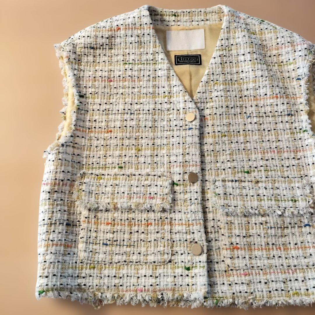 トゥモローランド　ballsey LINTON ツイードジレ　美品　66000円