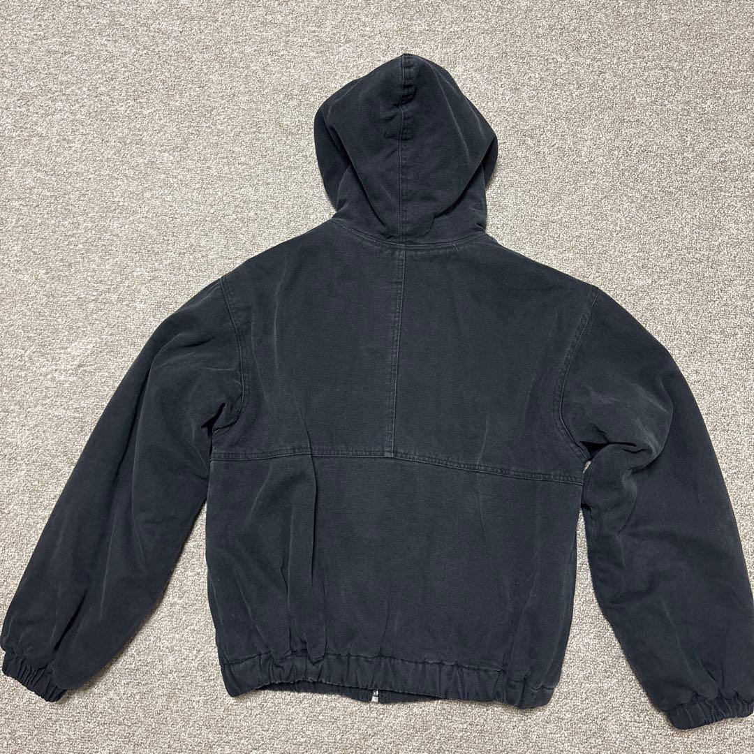 値下げしました‼️ Stussy フード付きブラックジャケット L