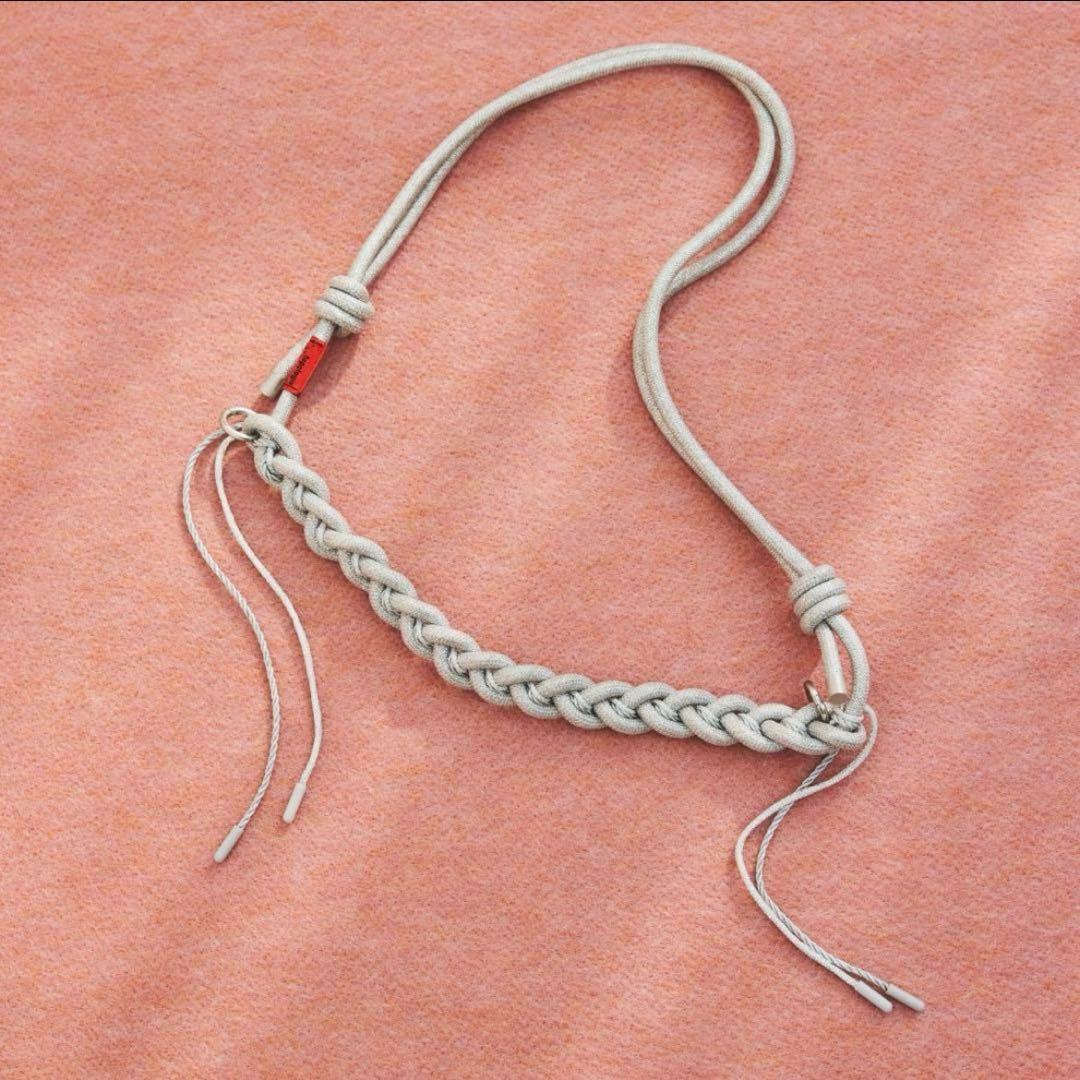 Topologie トポロジー 8.0mm ブレイデッド オーロープ　シルバー