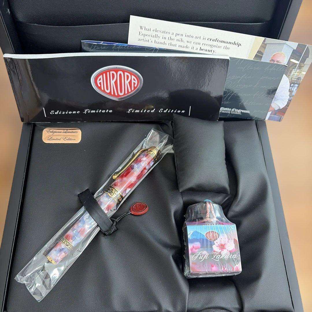 アウロラ　万年筆　富士桜　CE