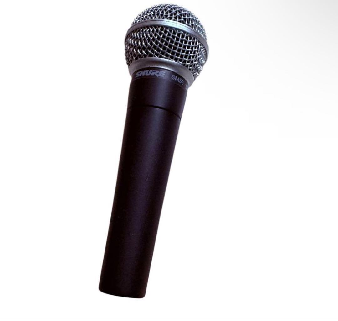 即発送可SHURE SM58 ダイナミックマイク& マイクケーブルXLRケーブル