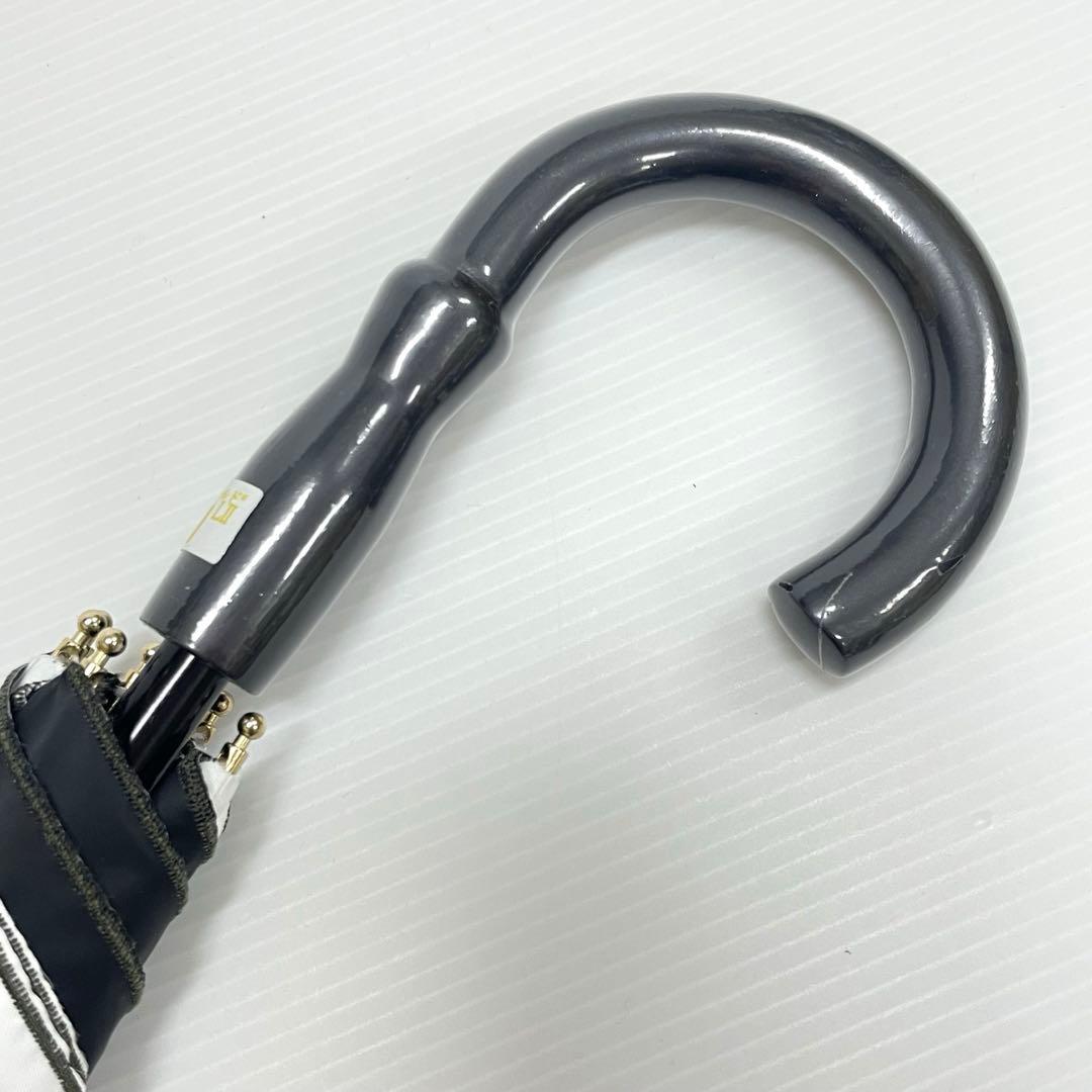 タ*ー様 新品53051　ビューランス　ハンドル付晴雨兼折りたたみ日傘雨傘　白ホ