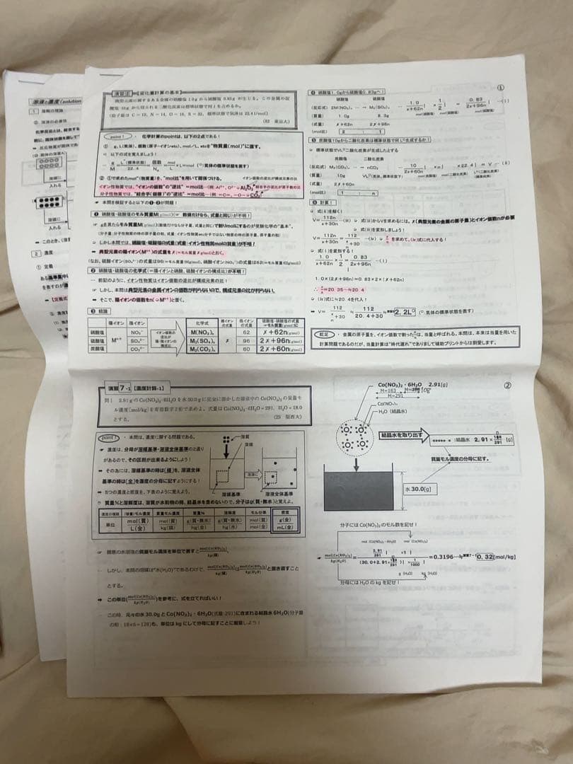 駿台　化学特講I (計算問題) 山下　夏期講習