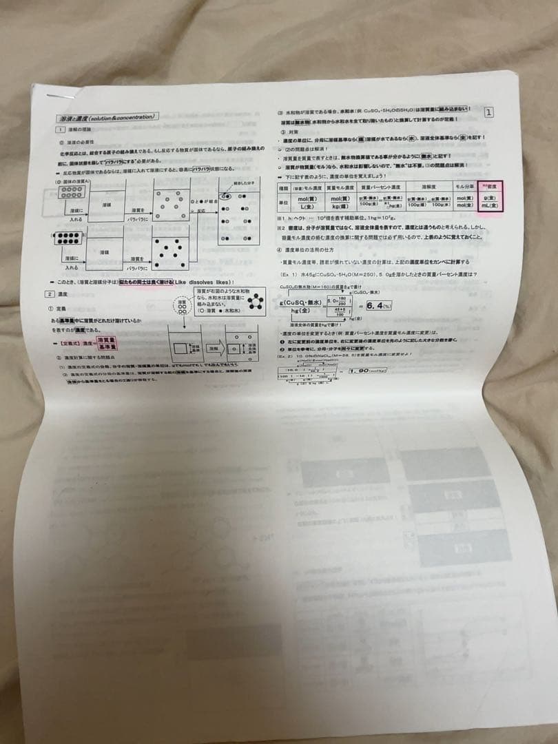 駿台　化学特講I (計算問題) 山下　夏期講習