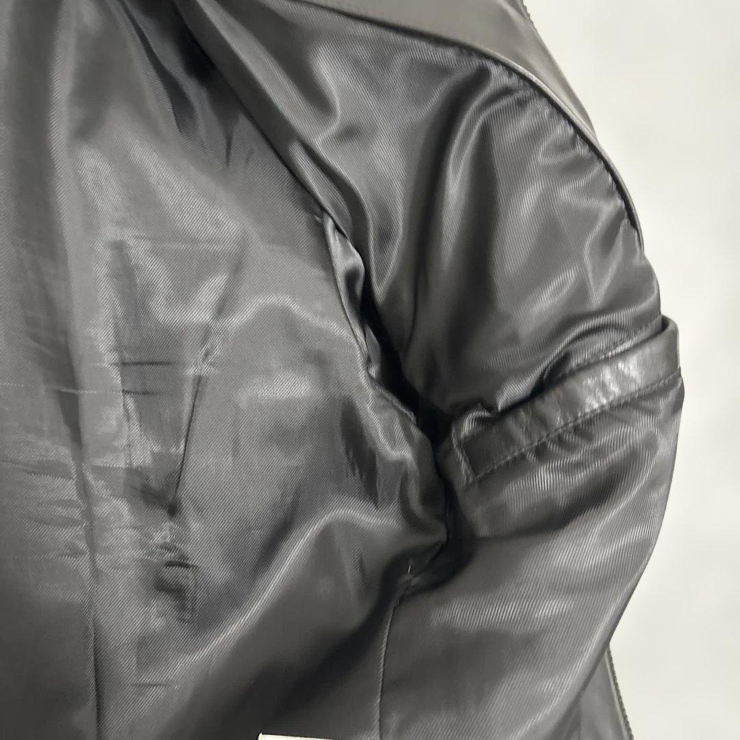 美品　カウレザー Wind Armor シングルライダースジャケット M