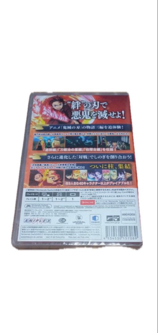 Nintendo Switch ソフト鬼滅の刃 ヒノカミ血風譚 2 新品 未開封
