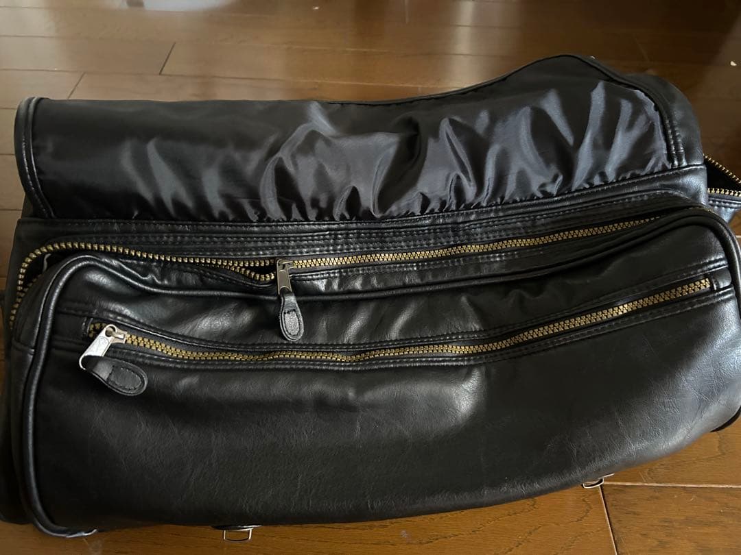 レザー ボストンバッグ 黒