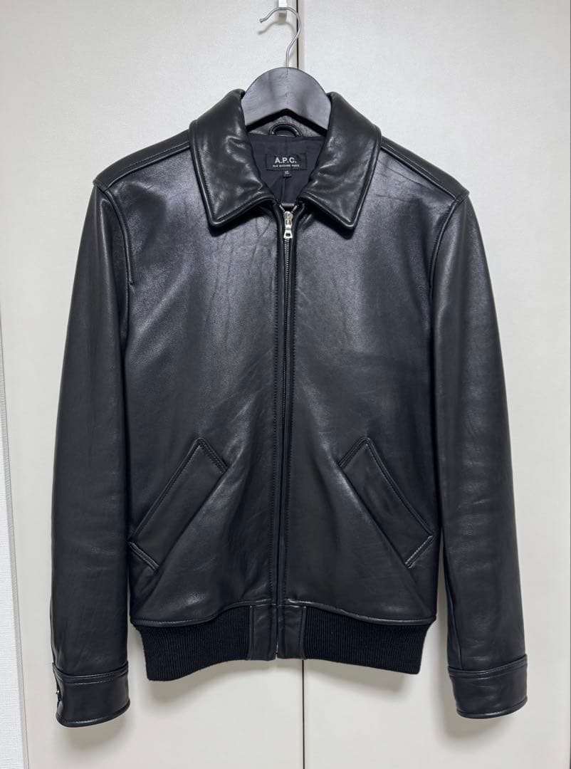 こ*か様 A.P.C. MOTO BLOUSON レザージャケット サイズXS