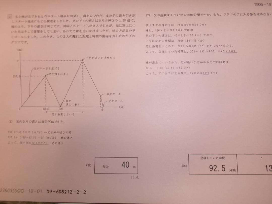 サピックス＊ＳＳ特訓＊６年＊算数／鴎友 対策プリント＊全１４回 完全版＊貴重