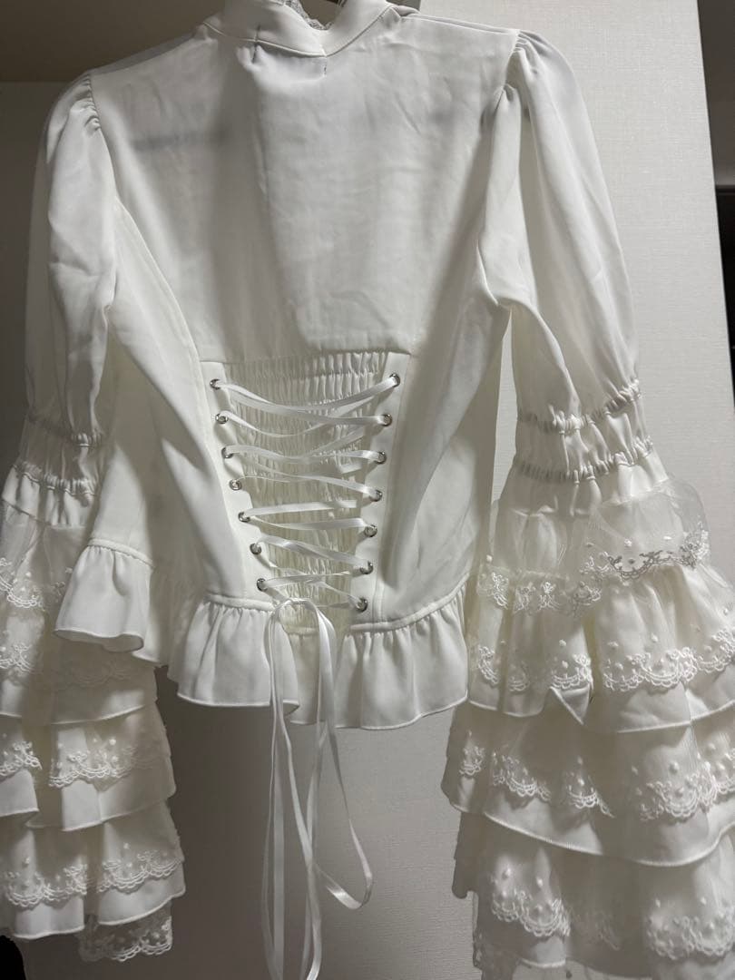 QOOZA IMVAL Princess Sleeve Blouse 白