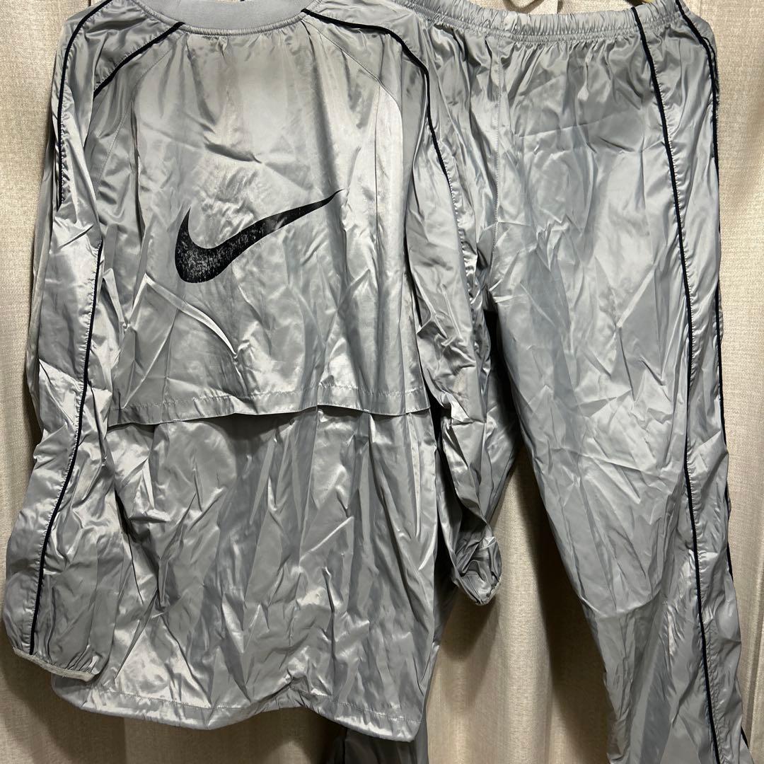 Nike メンズ　シルバー ジャージ　上下セット y2k