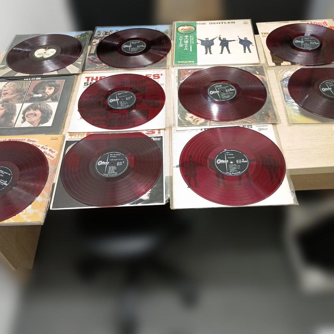The Beatles レコード コレクション　11枚 うち赤盤9枚