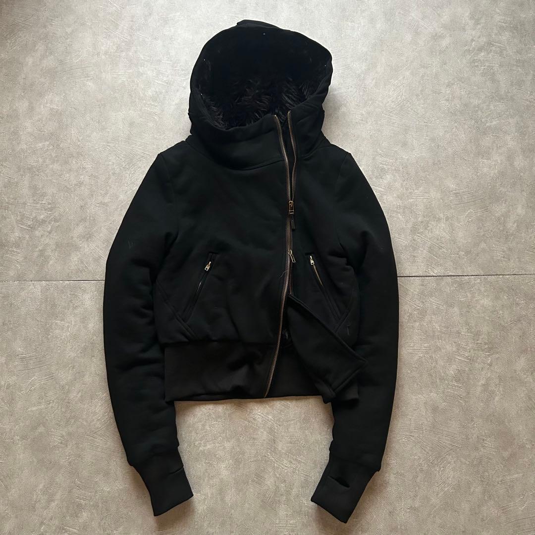 ジャケット・アウター archive grunge fur parka y2k black