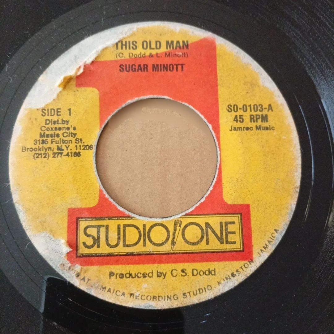 sugar minott - this old man レコード レゲエ