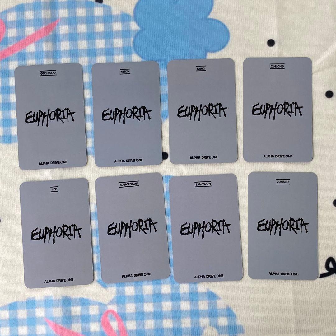 ALD1 入場限定 韓国 EUPHORIA ショーケース トレカ8枚
