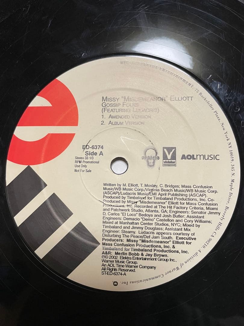 MissyElliott GetUrFreakOnRemix他3枚レコード中古