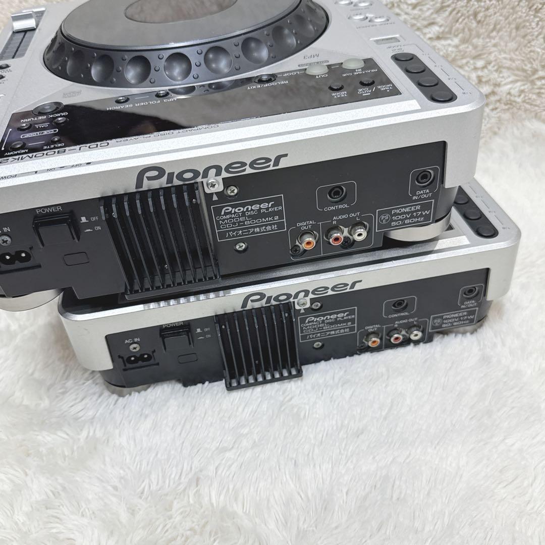 2台セット 動作品 Pioneer CDJ-800MK2 DJ機器 パイオニア