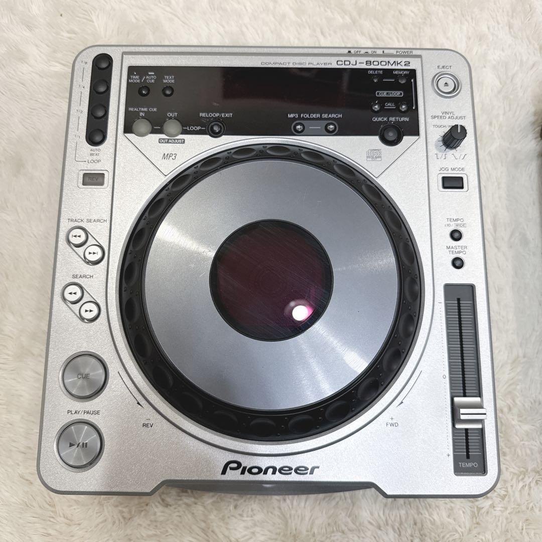 2台セット 動作品 Pioneer CDJ-800MK2 DJ機器 パイオニア