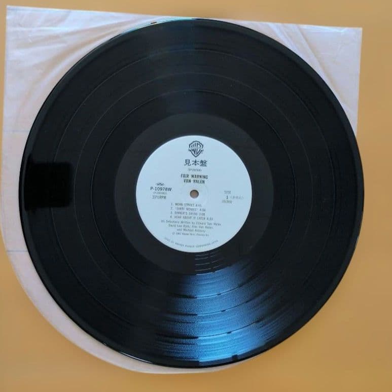 【見本盤】ヴァン・ヘイレン／戒厳令　レコード