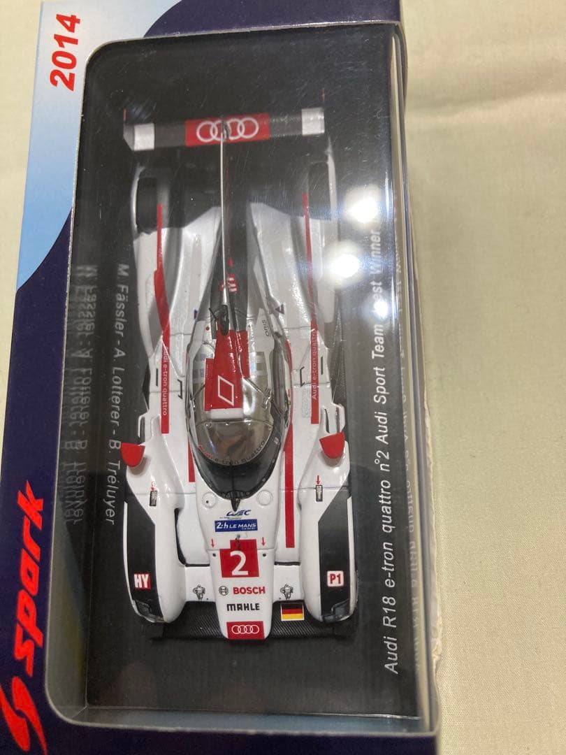 スパーク 1/43 アウディ R18 e-tron LM2014 No.2 優勝
