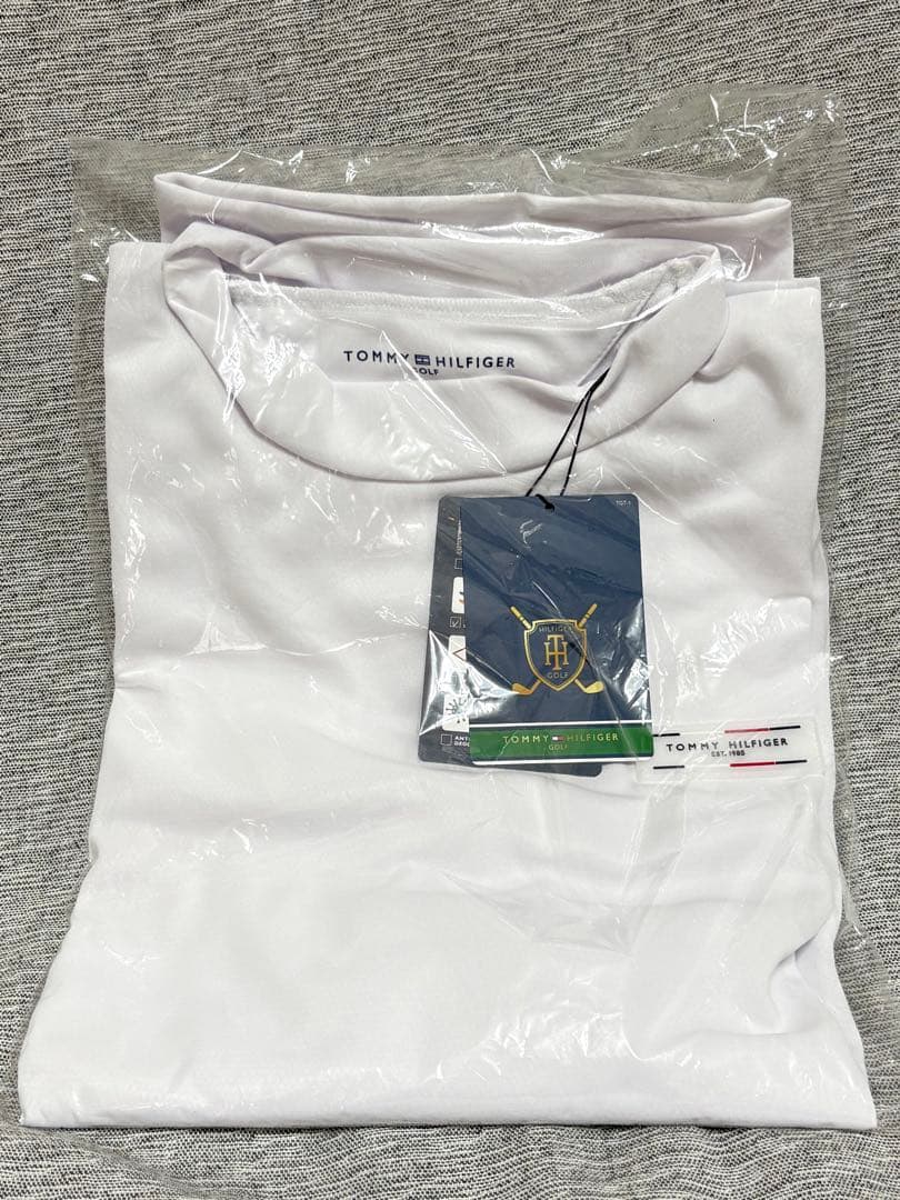 S ☆新品　トミーヒルフィガー ゴルフ ロングスリーブ モックネックシャツ　春夏