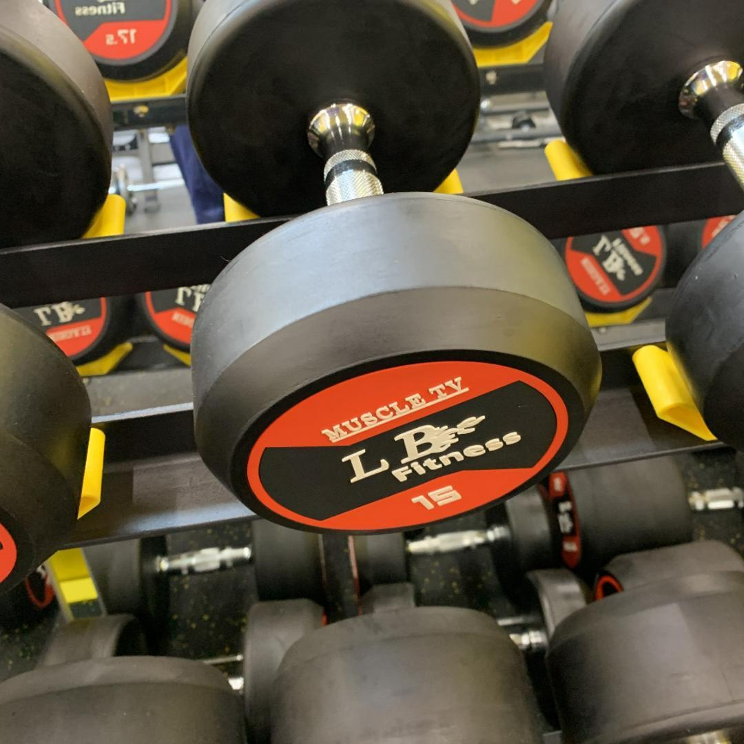 ラバー ダンベル 15kg × 2個 セット