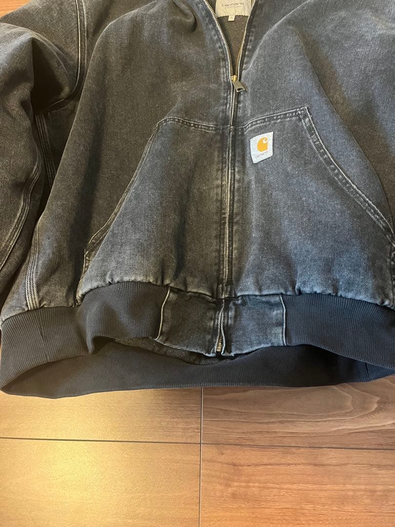 【美品】Carhartt WIPアクティブジャケット 黒 サイズ L