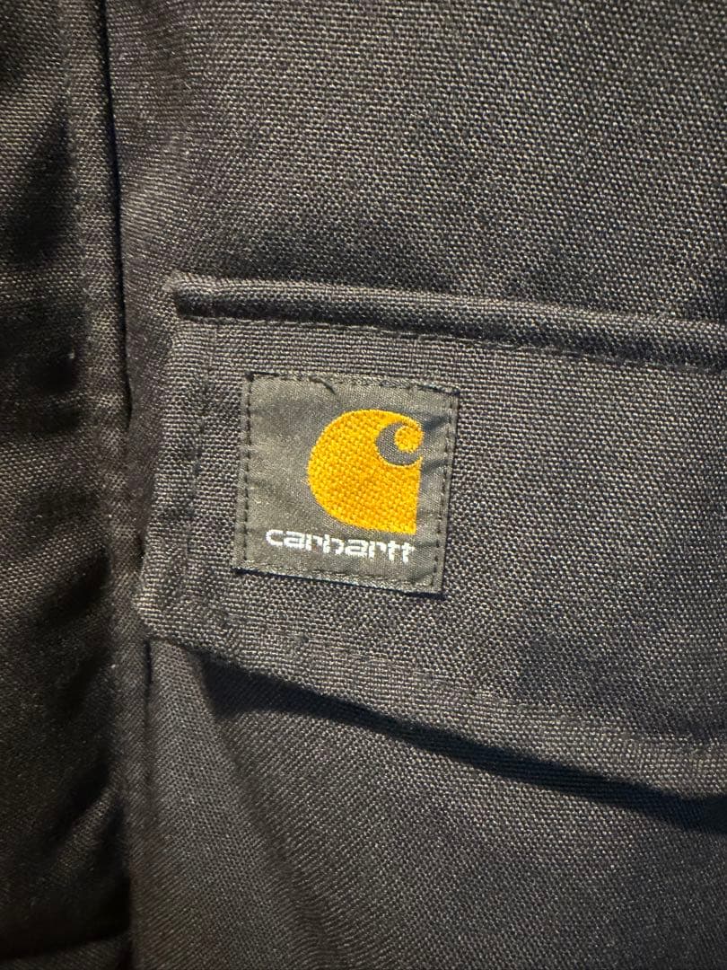 Carhartt カーハート ダックジャケット 内ボア ブラック 古着