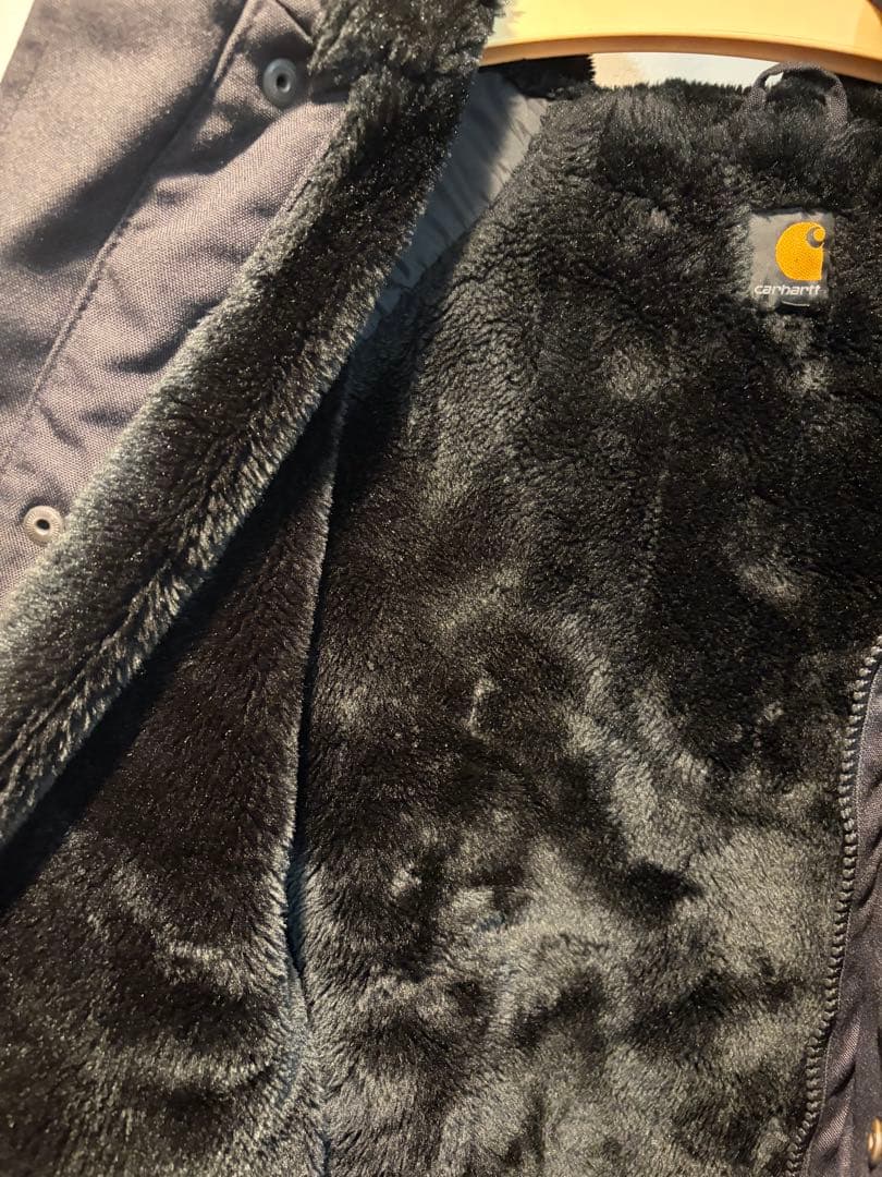 Carhartt カーハート ダックジャケット 内ボア ブラック 古着