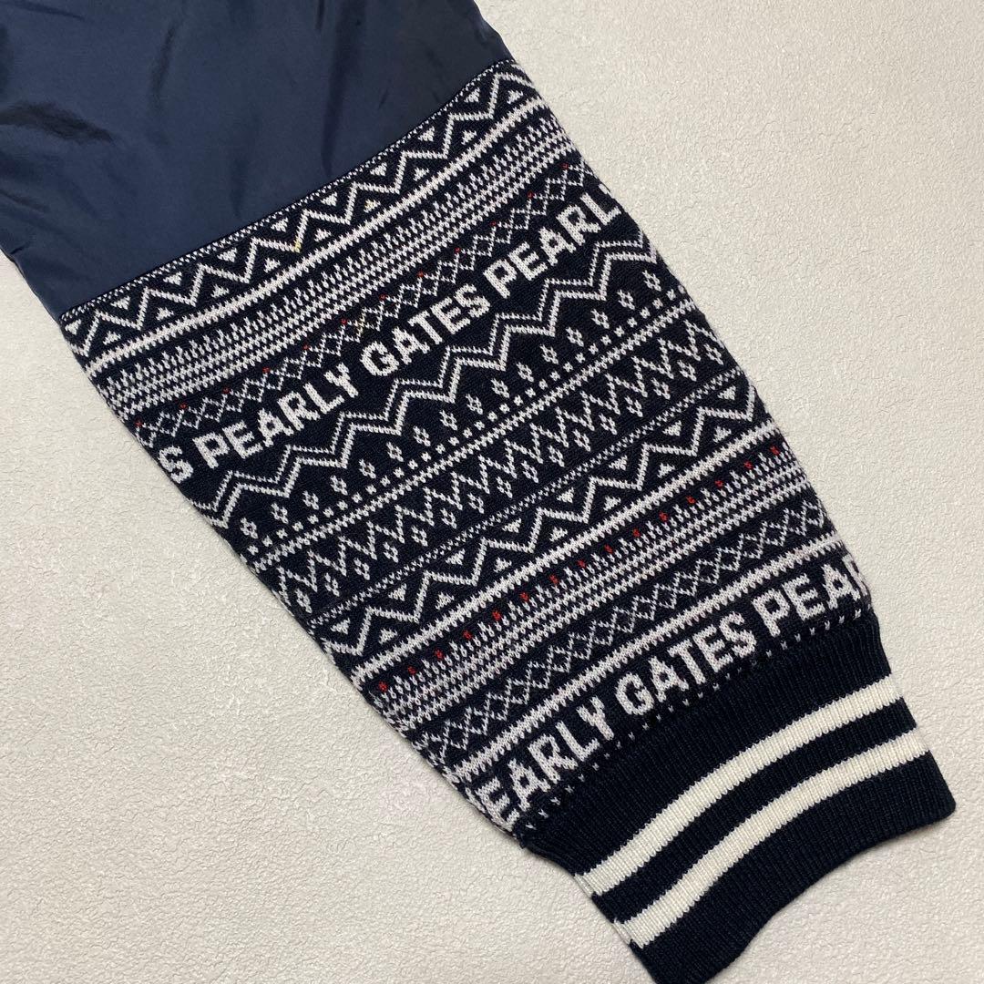 ⭐️PEARLY GATES 中綿入り　ナイロンニットジャケット　ゴルフ　4＊QJ