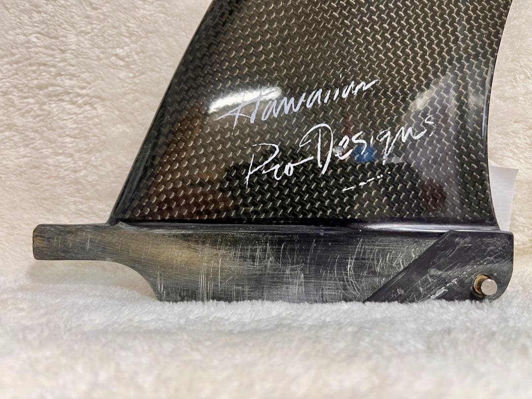 海*太様 Hawaiian Pro Designs カーボン調フィン 約9.0i