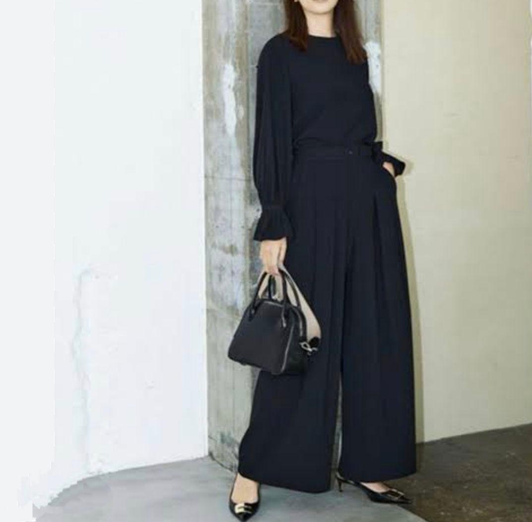 theory luxe Cleven Dian ボリュームスリーブブラウス