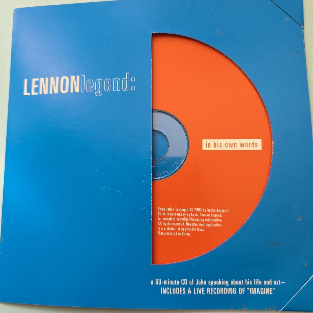 LENNON legend ジョン・レノン 洋書 写真集 CD付 メモラビリア