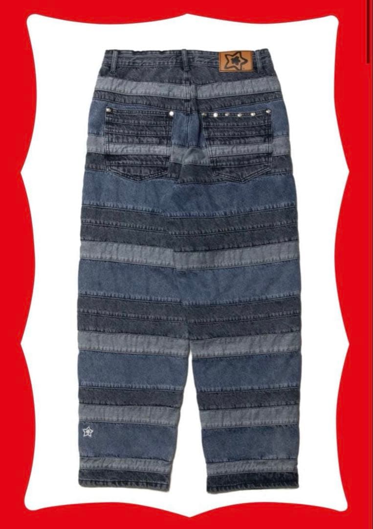 スターチーム　LAYERED STAR JEANS BLUE 32