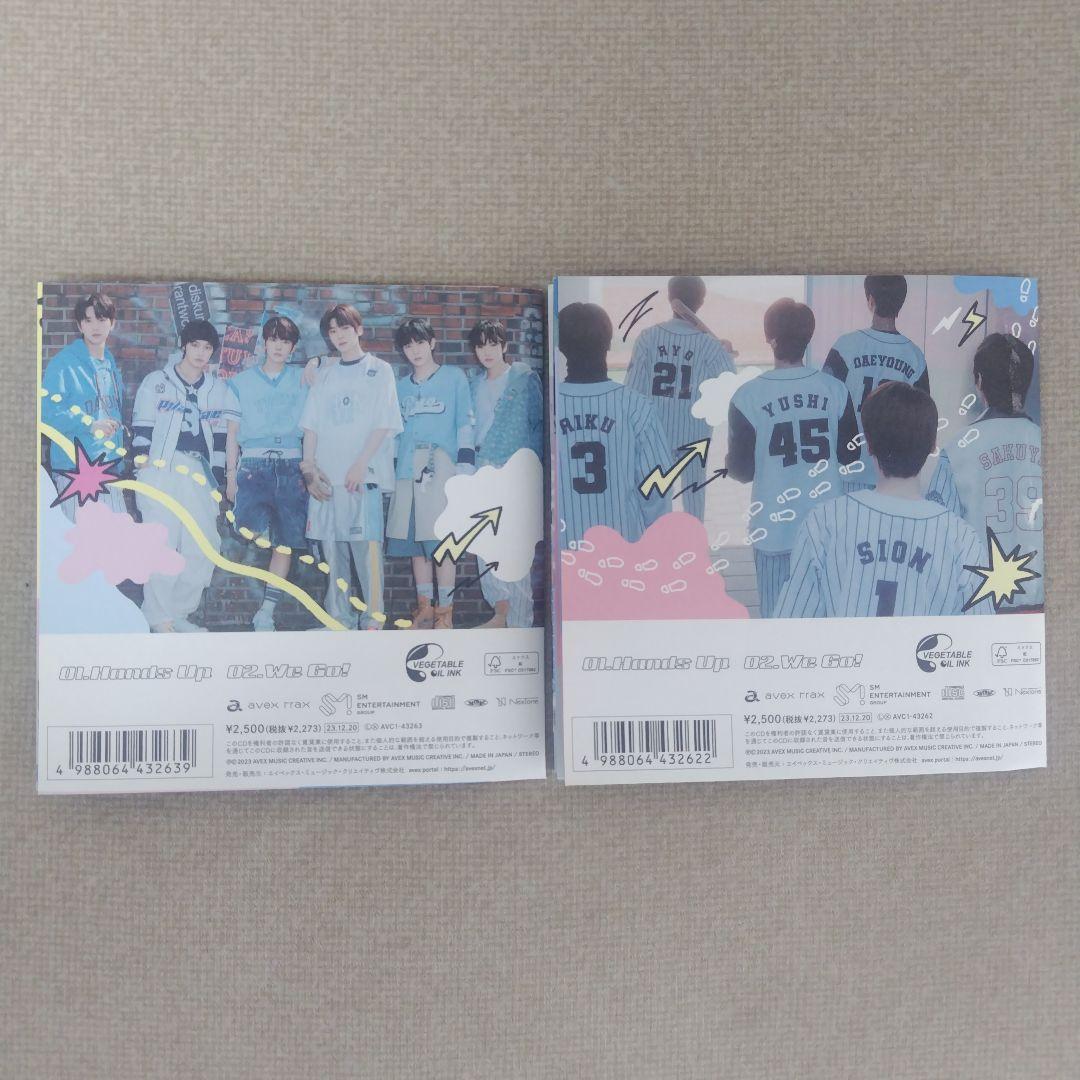 NCTWISH NCTNEWTEAM hands up CD ABセット　①
