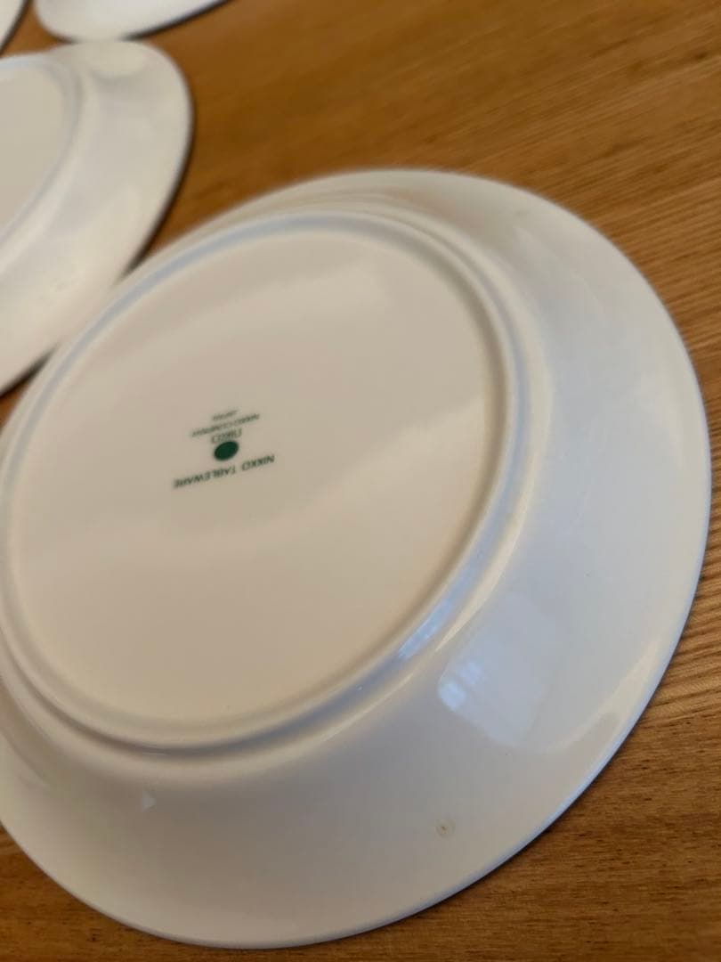 【中古】NIKKO TABLEWARE 青い柄 皿5枚セット