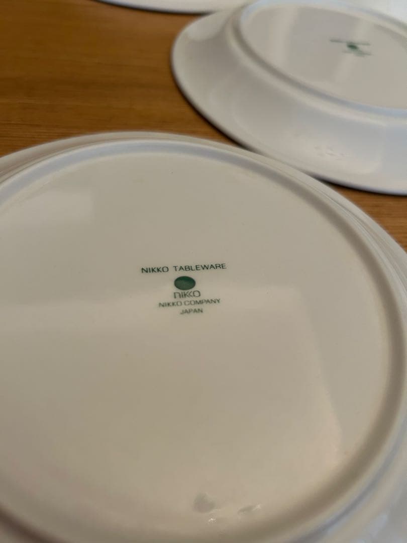 【中古】NIKKO TABLEWARE 青い柄 皿5枚セット