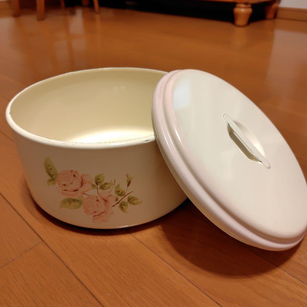 イマン　ダイアナローズ　 ホーロー丸缶セット