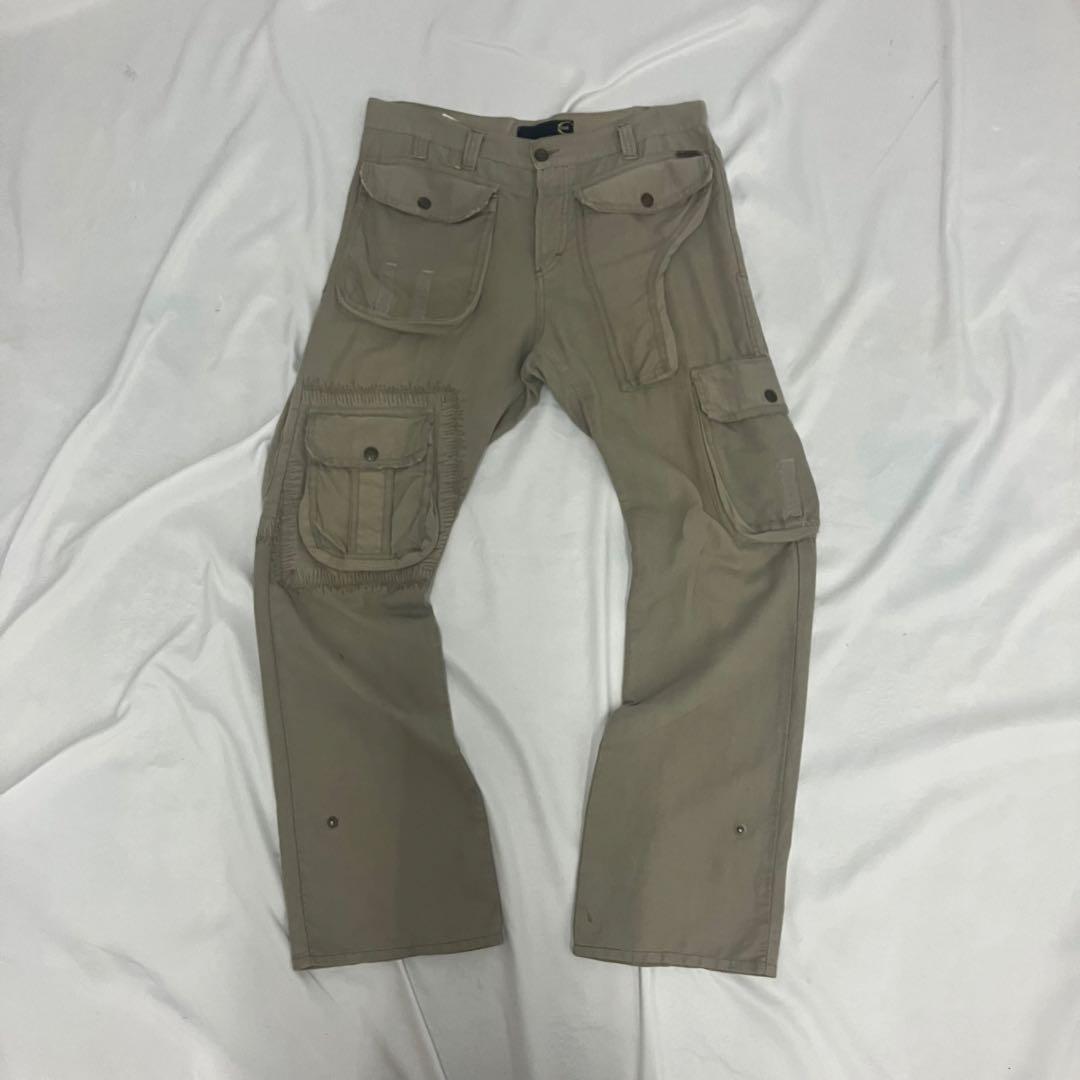 90's JUST CAVALLI ギミック カーゴパンツ