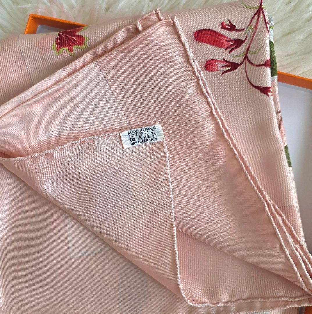 未使用 HERMES スカーフ カレ90 〈花の手紙〉