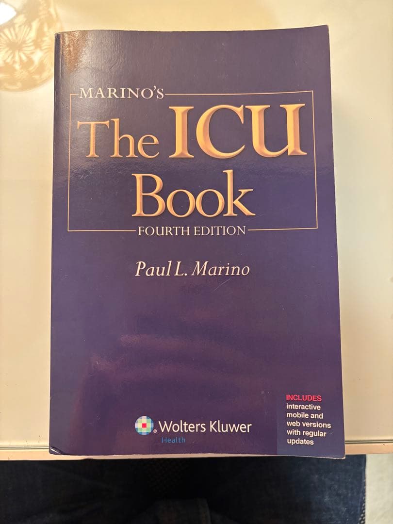 健康・医学 Marino's The ICU Book Fourth Edition