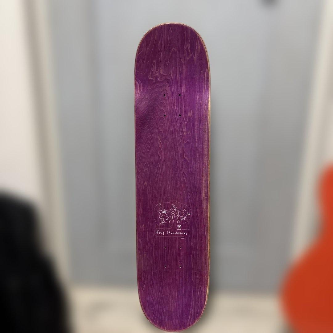 frog skate boards デッキ　8インチ　有名人サイン入り