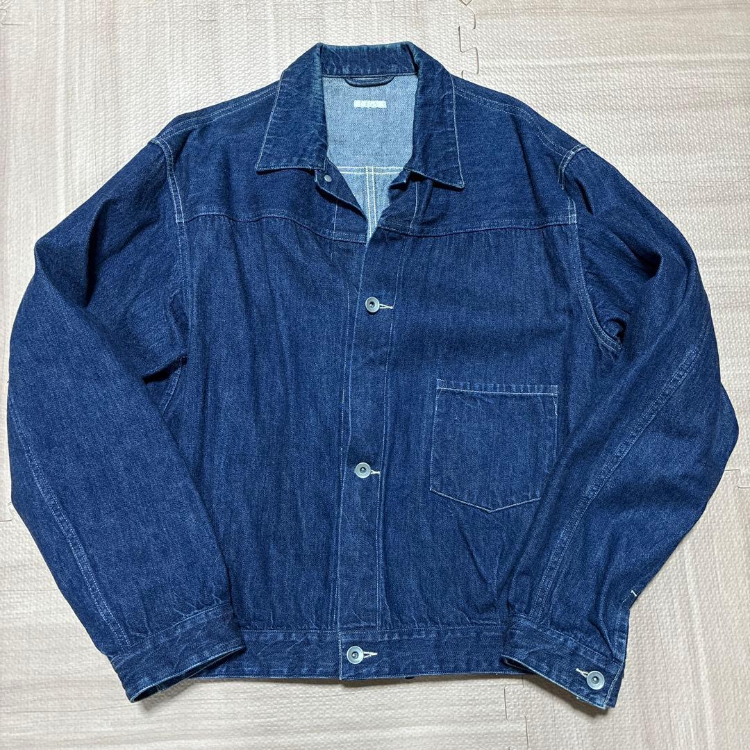 コモリ COMOLI デニム　ジャケット1stタイプ シンチバック　トラッカー