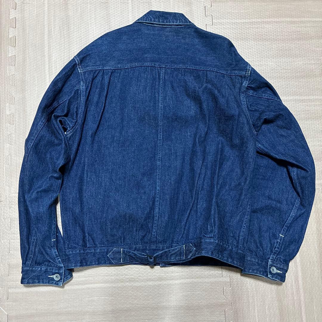 コモリ COMOLI デニム　ジャケット1stタイプ シンチバック　トラッカー