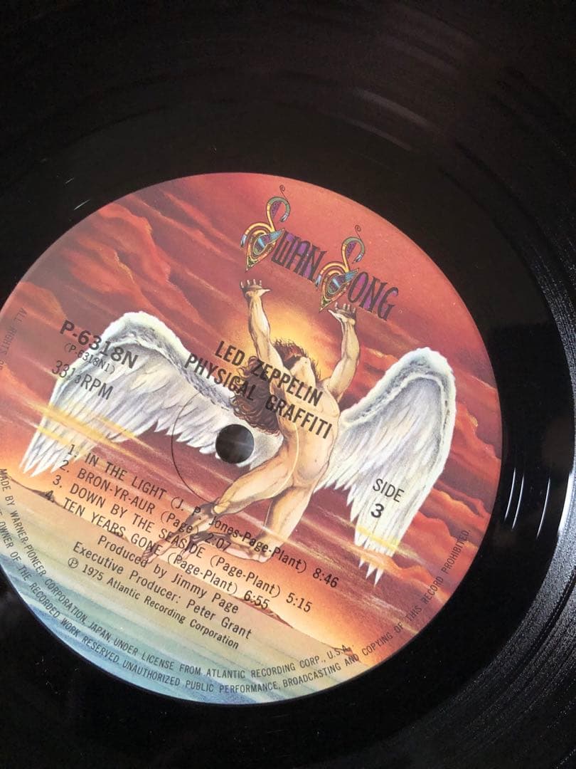 LED ZEPPELIN レコード 帯付き
